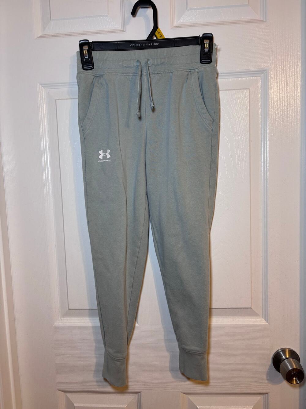 Under Armour Youth Small Sage Green Fleece Jogger Sweatpants YSM